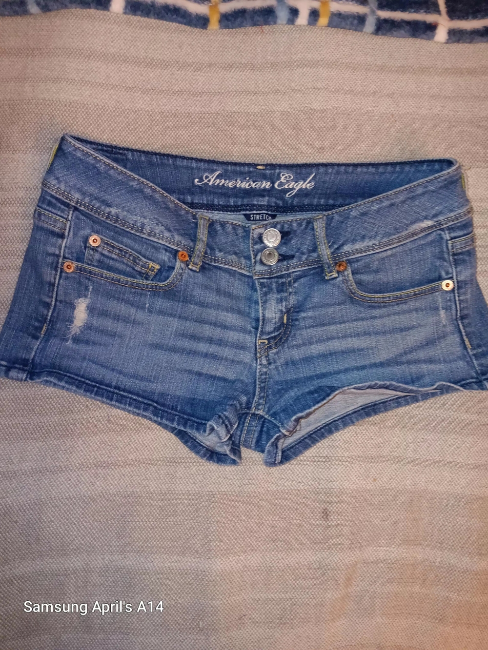 American Eagle Outfitters Blue Denim Stretch Women's Shorts